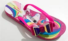 Chinelo Infantil Barbie Fantasia