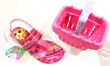 Sandália Infantil Grendene Shopkins Colorfull + Brinde